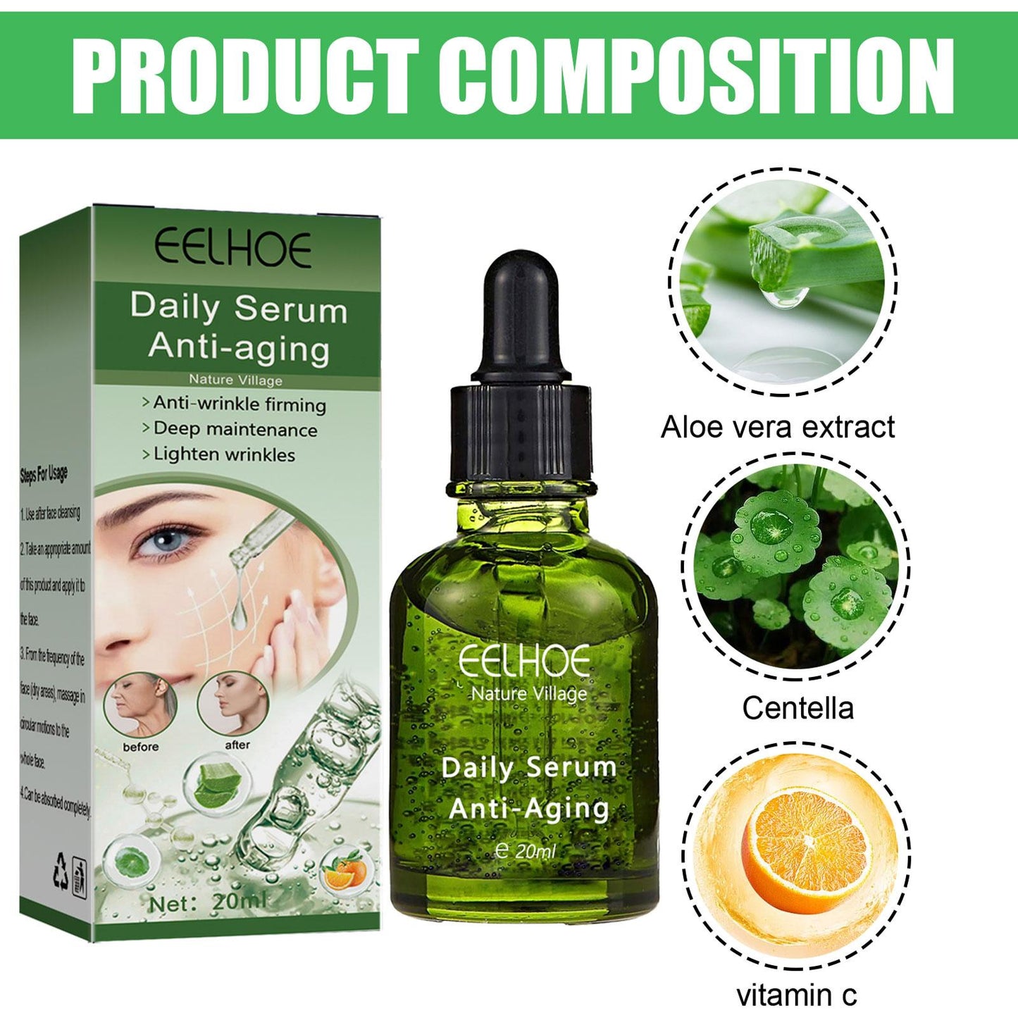 EELHOE™ Deep Anti-Wrinkle and Anti-Aging Serum