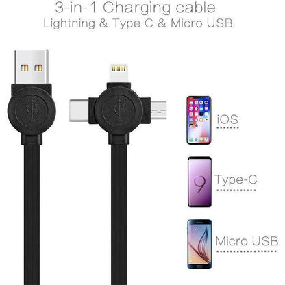 3-in-1 Data Cable Phone Stand