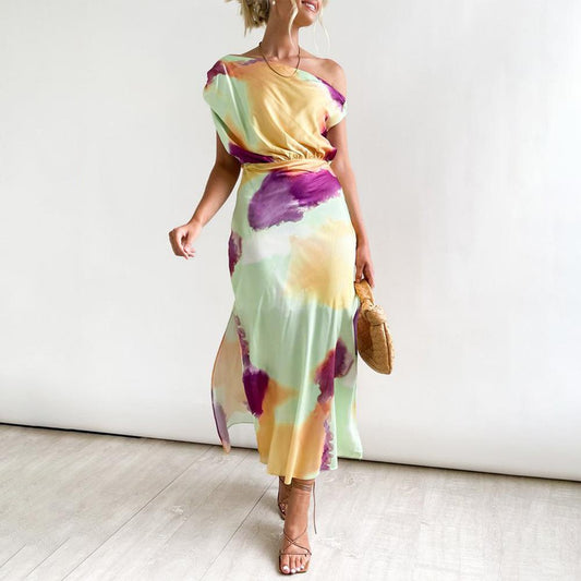 Nona's ™ Kaleidoskop Eleganz Midi-Kleid