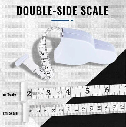BODY MEASURE TAPE 60 INCH (150CM), AUTOMATIC TELESCOPIC TAPE WITH CM/INCH
