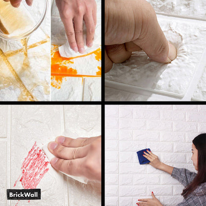BRICKWALL™  - Self-Adhesive 3D Wallpaper (77 cm x 70 cm)