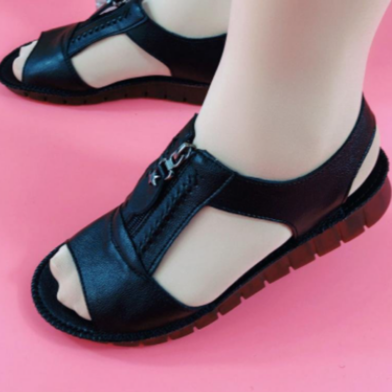 Short Leather Sandals™