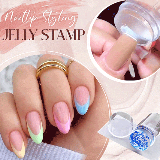 Nail Tip-stil Nail Art Jelly Stamp
