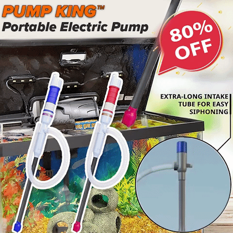 Pump King™ bærbar elektrisk pumpe 【🔥 50 % RABAT TIL PROMOTION🔥】
